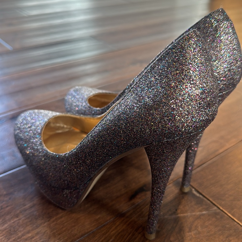 Steve Madden Silver Multiple Color Sparkle Round … - image 5